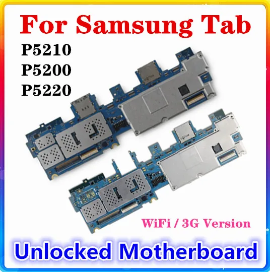 Европейская версия Wifi / 3G 16 Гб материнская плата для Samsung Galaxy Tab 3 10 1 P5210 P5200 P5220