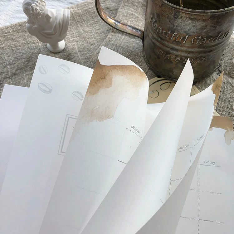 My coffee TN Refilled paper Book 64P пустой/точечный/зернистый/Еженедельный план