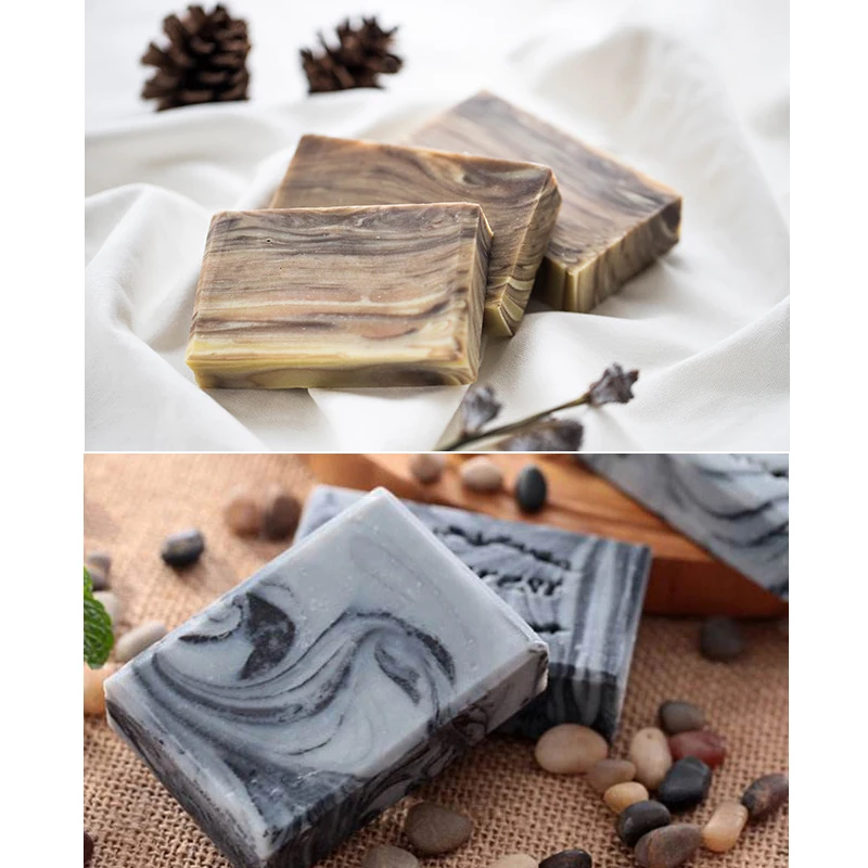 6 Inch Square Rendering Silicone Soap Mold DIY Handmade Loaf Tray Thickened Mould Crafts Soaps Making Tools