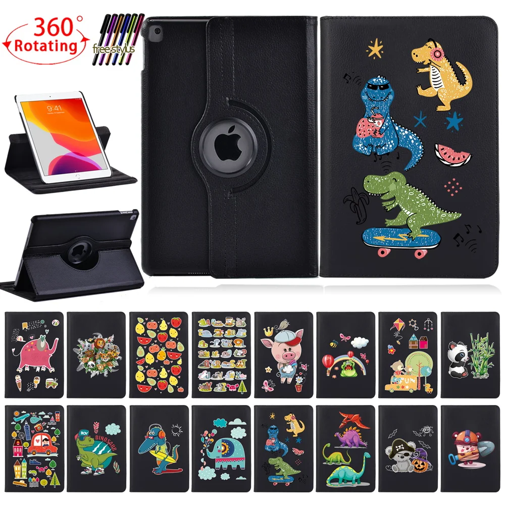 PROD 1005001999365257 Cartoon Rotating Stand Tablet Case For Apple IPad
2/3/4/ IPad Mini 4/5/iPad 5th/6th/7th/8th/9th Gen 2020 Leather Cover
Case