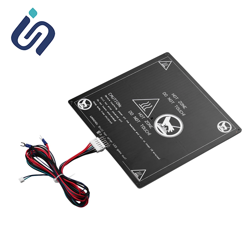 Anet A6 A8 ET4 E16 E12 Heated Bed 12V-24V 3D Printer Parts Hotbed with Cable Platform 220*220mm-300*