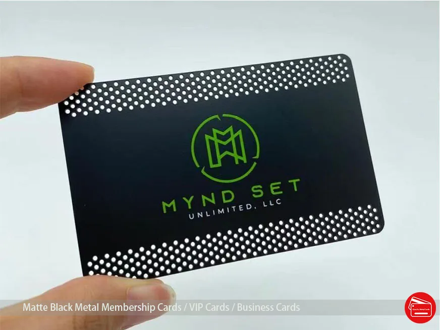 Cheap Black Stainless Steel Business Cards Black Metal Cards Custom Cutting Out Screen Printing