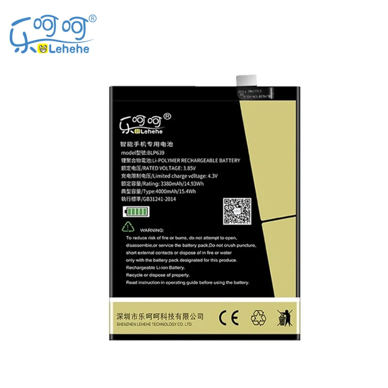 Оригинальный LEHEHE BLP639 Аккумулятор для Oppo R11 Plus 4000 мАч сменные батареи смартфона с