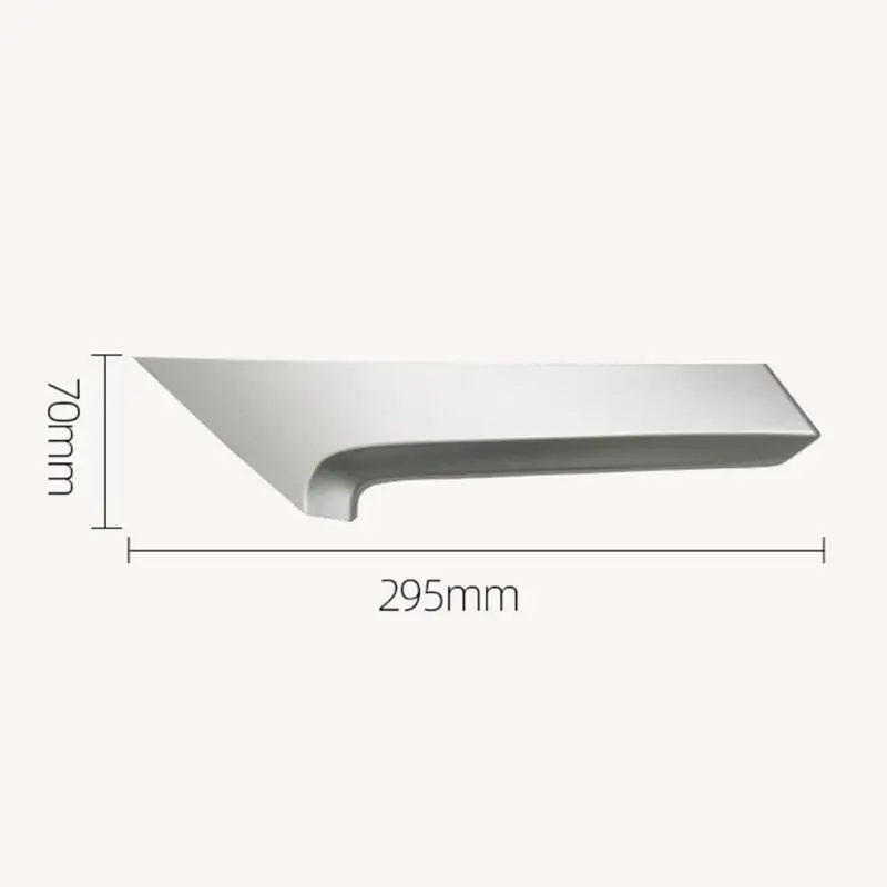 Auto Car Inner Door Handle Cover Replacement ABS+PC Front/Rear Left/Right Door Handle Cover for Toyota Camry 2006-2011 Silver
