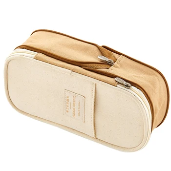 

Holder Pen Colored School Multi-functional High Capacity Zipper Pencil Bag For Student Art Supplies