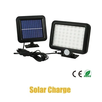 

56/30 LED Motion Sensor Light Solar Lights Lamp For Outdoor Wall Garden Yard Waterproof Rotable Stick With Four Modes split moun