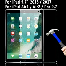 Закаленное стекло 9H HD Top 0,33 мм для Apple, нового iPad 9,7 2018 2017 iPad Air 1 2 Pro 9,7 5 6 5-го 6-го поколения, защита экрана(China)
