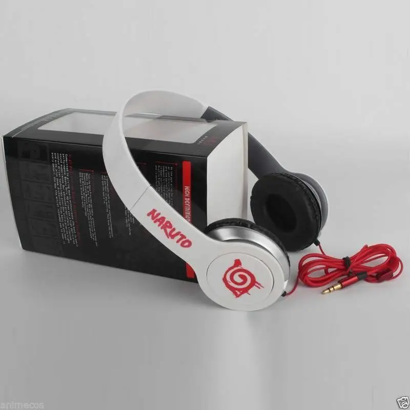

Anime Naruto Leaf Village Headphone Headset Earphone Emblem with Box