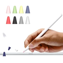 1 2 поколения Силиконовый защитный чехол для сенсорного экрана ручка наконечник защитный чехол для IPad Apple карандаш