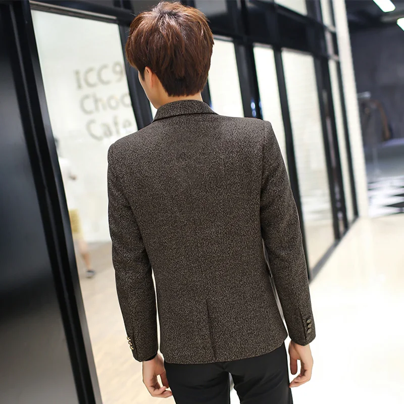 Men Blazer 2019 New Arrival Spring And Autumn Male Leisure Suit Slim Outerwear Single Button Casual Korean Style Hot Sale X03 Men Blazer 2019 New Arrival Spring And Autumn Male Leisure Suit Slim Outerwear Single Button Casual Korean Style Hot Sale X03