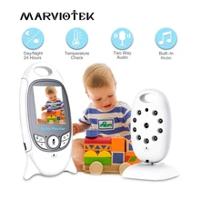 Babycam радионяня s vb601 Новинка 2,0 дюймов lcd колыбельные монитор температуры 2 способа разговора ИК ночного видения английское меню радионяня