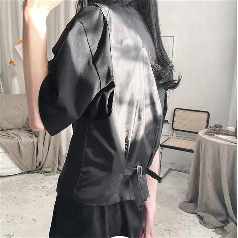 Ladies' Suit Waistcoat Suit Spring And Autumn New Korean Fashion Classic Simple Leisure Loose V-Collar Suit