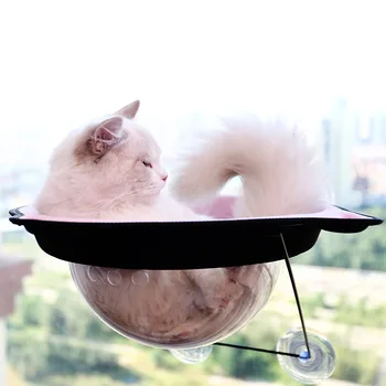 

Comfortable Cat Pet Bed Cute Pet Hanging Beds Bearing 15kg Cat Sunny Seat Window Mount Pet Cat Hammock Shelf Seat Kennel