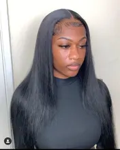 Meetu recto mechones con Frontal HD Frontal de encaje y mechones malayo hueso recto extensiones de cabello humano mechones con cierre Frontal