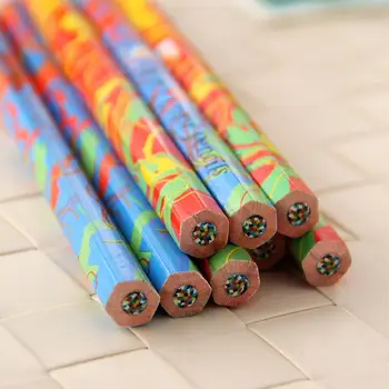 

Colored Hexagonal Pencil Student Painting Set Smooth Writing Writing Pencil Painting Gifts Kids Stationery supplies Z8E7