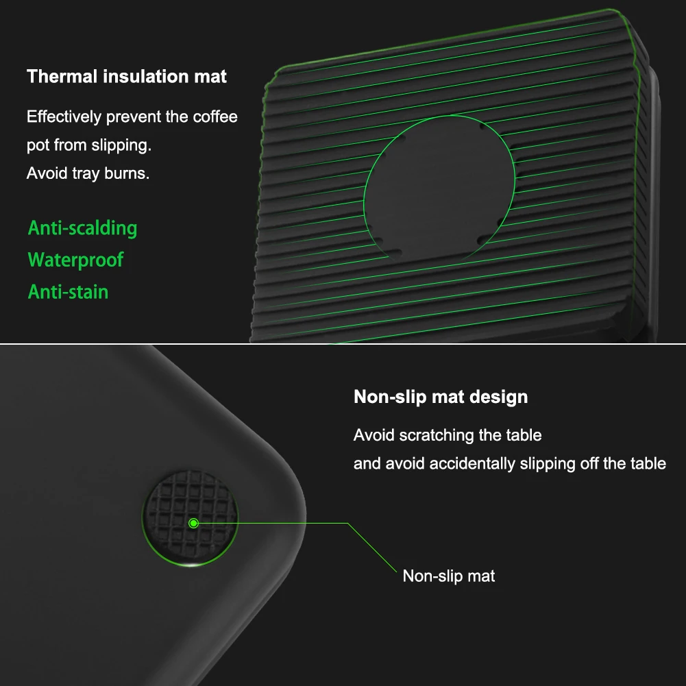 Portable Electronic LCD Coffee Scale with Timer