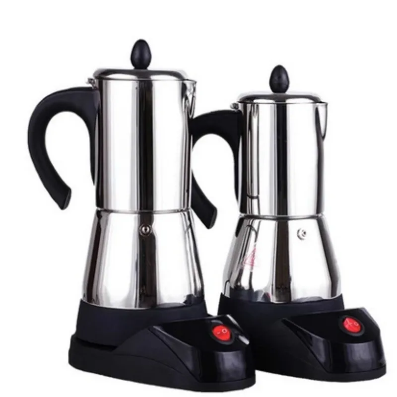 300 мл электрическая Кофеварка Pots Moka Pot Mocha Coffee машина кофе фильтр Эспрессо чайник