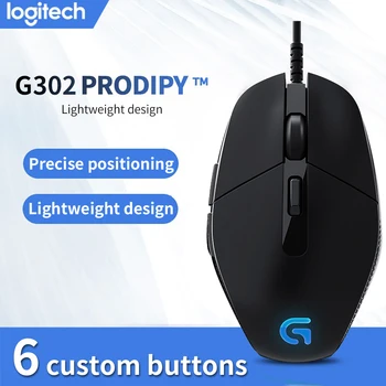 

Logitech G302 Wired Gaming Mouse with Breathe Light for PC Game Windows10/8/7 4000DPI USB Interface Support Office Verification