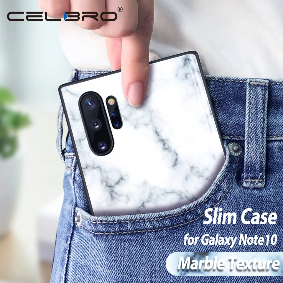 

Silicone Marble Case for Samsung Galaxy Note 10 Pro Glass Case Protective Phone Case Cover for Samsung Note 10 Plus Note10+ 5G