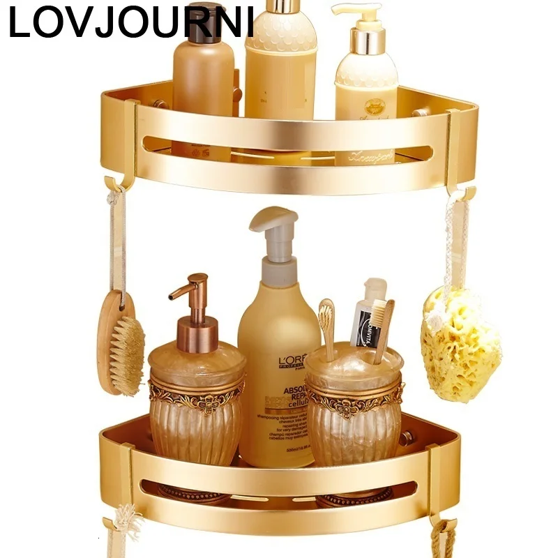 

Badkamer Hoekplank Parede Mensole Shampoo Holder Estanteria Prateleira Banheiro Accessories Shelves Salle De Bain Bathroom Shelf