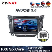 PX6 4+ 64 2din Android 9,0 Автомобильный мультимедийный плеер gps для hyundai I30 Elantra GT 2012- Радио стерео dvd-плеер головное устройство