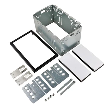 

Universal Car Radio 2 Din Mounting Metal Installation Kit Fitting Cage Trim