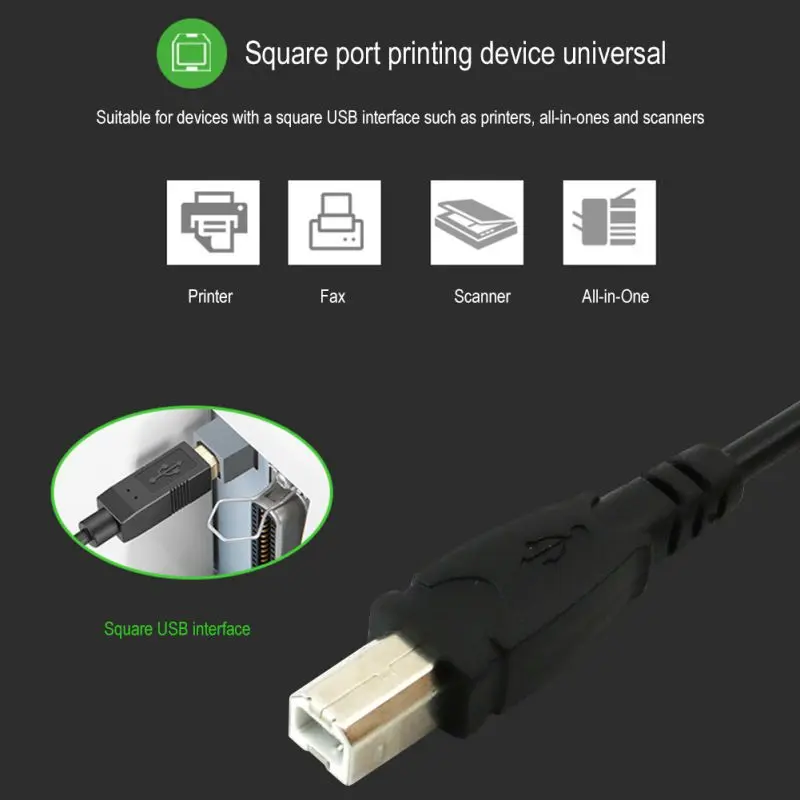 1 метр type-C штекер для USB B Мужской кабель для передачи данных USB-C Кабель-адаптер для принтера персональный компьютер высокого качества