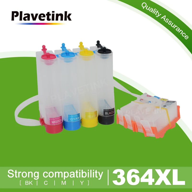 Plavetink 4 цвета 364XL непрерывной подачи чернил Системы СНПЧ для hp 364 XL с чернилами Deskjet