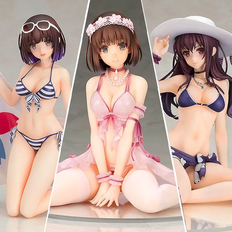 

Kasumigaoka Utaha Anime model figure kimono Saenai heroine no sodate-kata Katou Megumi Eriri model action dolls PVC gift toys