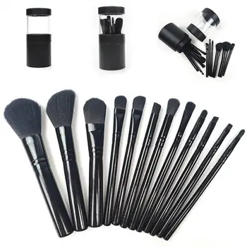 

XY Fancy 12 Pcs/set Cosmetics Makeup Brushes Set Eye Shadow Foundation Eyebrow Lip Brush with Storage Tube