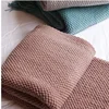 Textile City Corn Grain Waffle Embossed Knitted Blanket Home Decorative Thickened Winter Warm Tassels Throw Bedspread 130x240cm 2