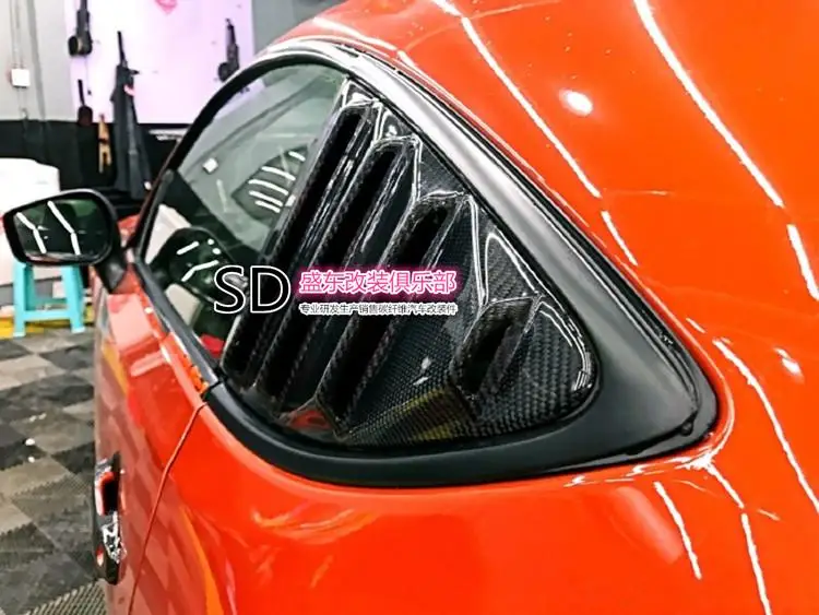 Best Price Fit for TOYOTA GT86/BRZ carbon fiber side window air window louver window decoratio