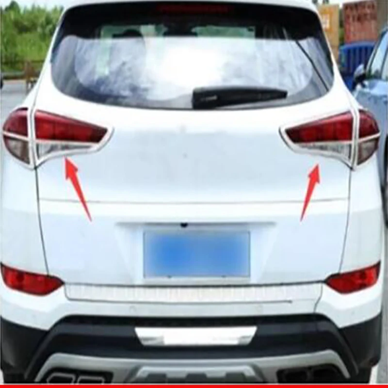 Для hyundai new Tucson большая лампа абажур задний фонарь рамка передняя фара Декоративная полоса палка модификация