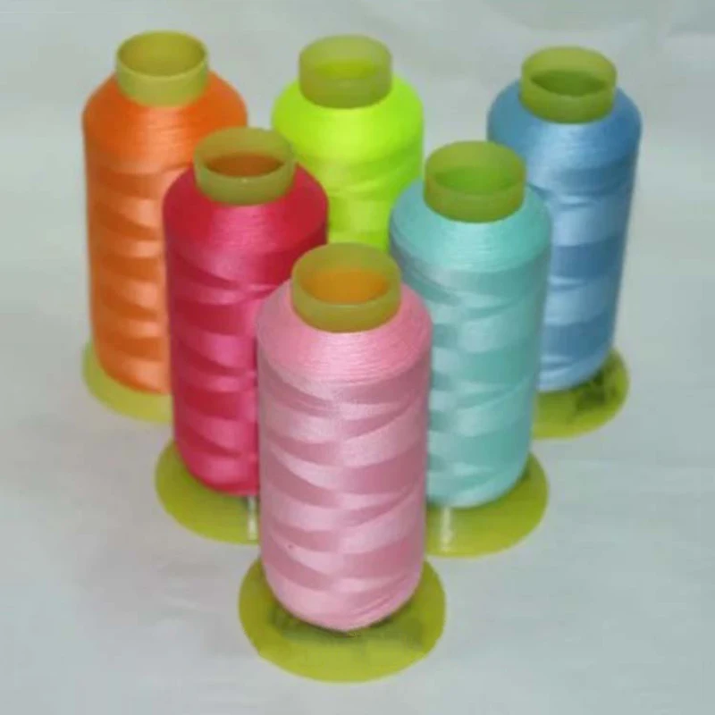 Luminous embroidery thread soft luminous adhesive thread knitted luminous sewing computer embroidery kite