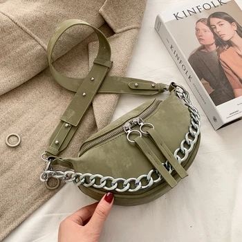 

New Solid Color Small PU Leather Crossbody Bags For Women 2020 Winter Chain Small Shoulder Simple Bag Female Phone Ladies Purses