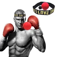 Мяч на резинке для боксирования UFC ручной глаз Тренировочный Набор Боевая голова-установленный боксерский рефлекторный МЯЧ РЕАКЦИИ упражнения по боксу оборудование реакции