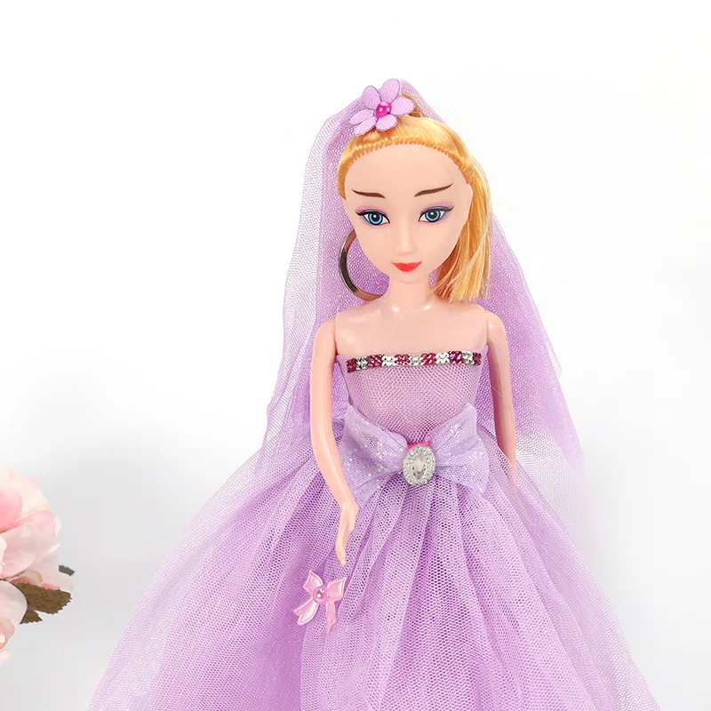 Taobao горячая Барби игрушка на кольцо для ключей кулон девушки сумочка кулон аксессуары свадебное платье брелок напрямую от производителя S