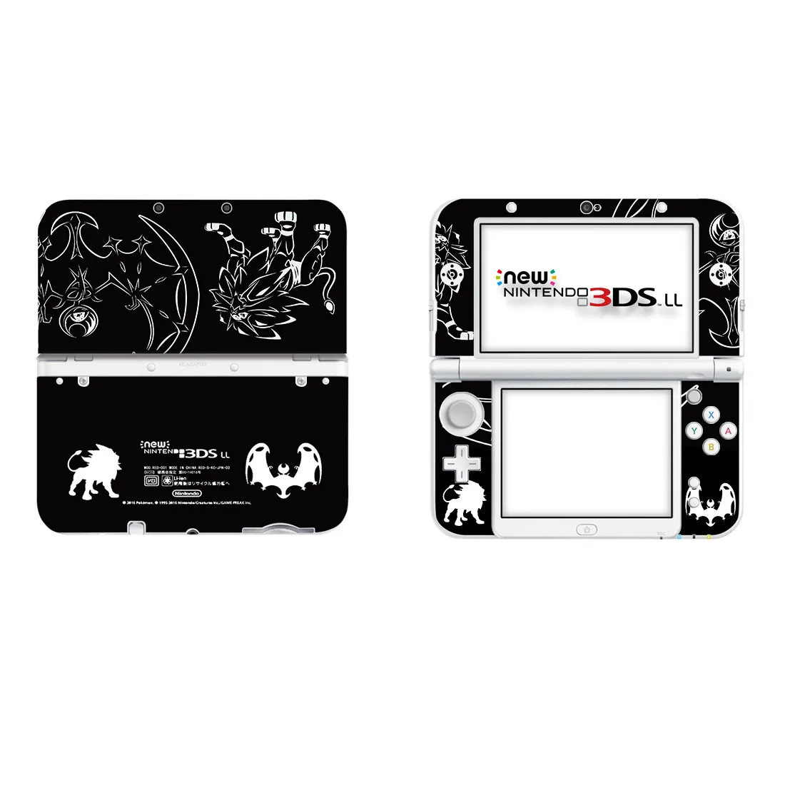 Pokemon Go Пикачу полное покрытие наклейка Кожа Наклейка для NEW 3DS XL Скины Наклейка s для NEW 3DS LL виниловая Защитная Наклейка