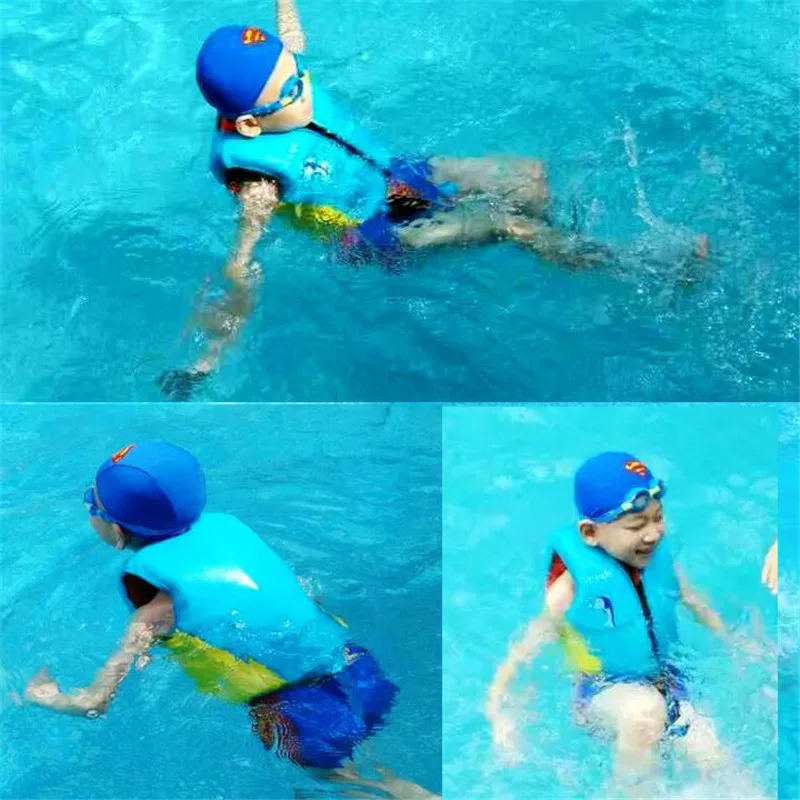 

Kids Swim Float Vest Kids Life Vest Jacket Swimsuit Floating Swimming Pool Aid Child Inflatable Accessories for Drifting Boating