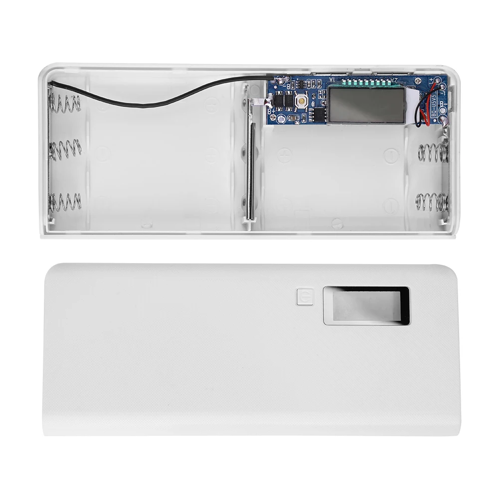 18650 литиевая батарея power Bank Shell Case Box Двойная Батарея для usb-порта power Bank Shell Чехлы светодиодный индикатор с светодиодный фонарик