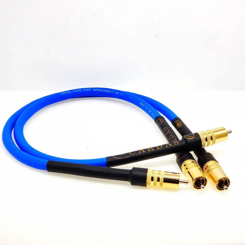

Cardas transparent optical interconnect cable with gold plated RCA cable for CD and audio players