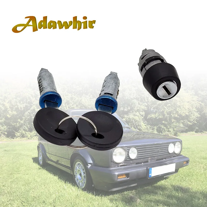 Переключатель зажигания на руль цилиндр с ключом для VW Golf Passat Typ3 Audi 4000 80/90/Avant Coupe
