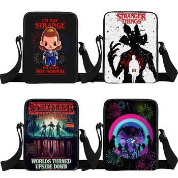 

Casual Boys Girls Stranger Things Shoulder Bag Child Bookbag Student School Messenger Bag Unisex Teens Travel Crossbody Bag Gift