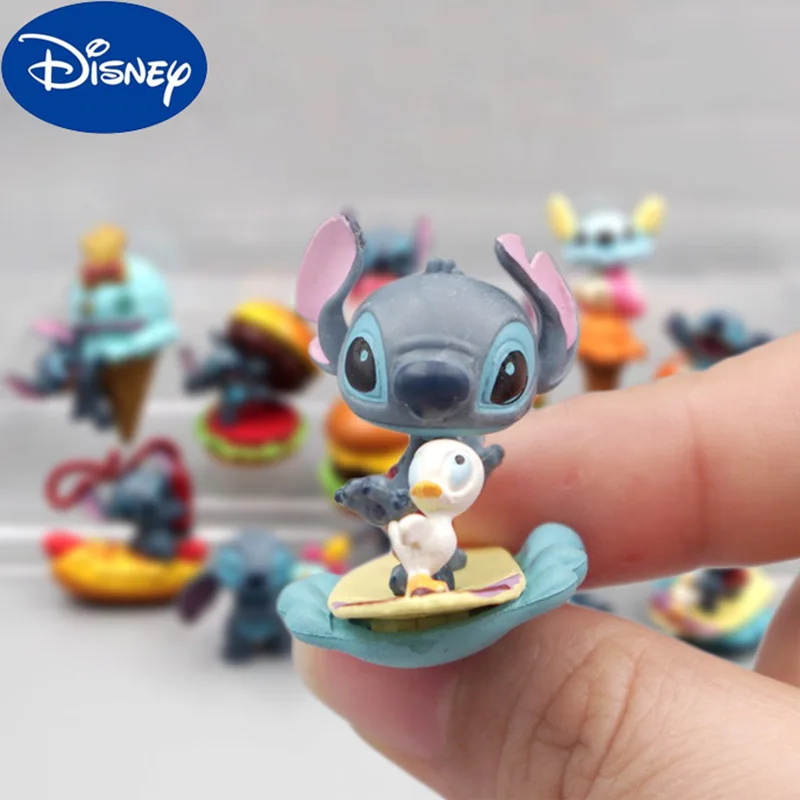 Кукла Ститч Disney Лило и модель мультяшная аниме фигурка аксессуары для торта