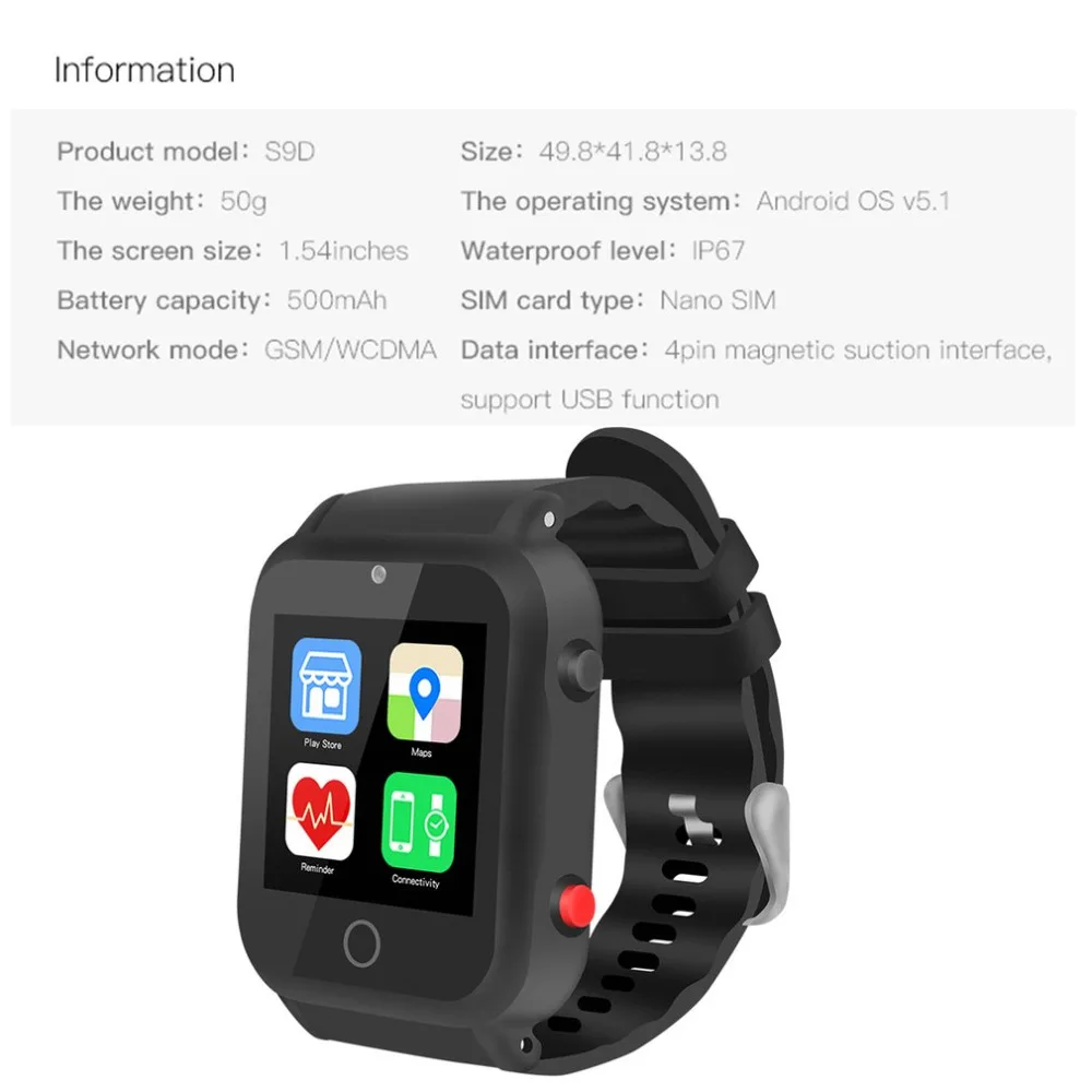 Новинка для Android Смарт часы с Камера gps позиции навигации WI-FI Беспроводной Smartwatch Для мужчин sim-карты мобильный телефон