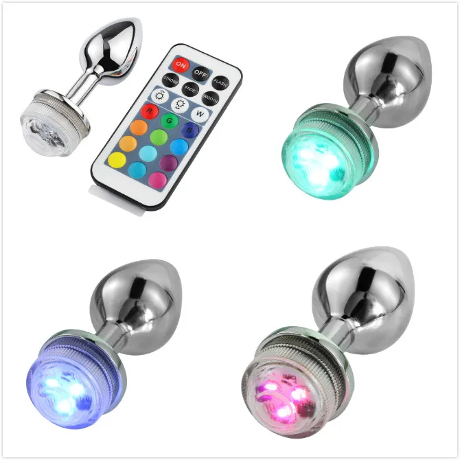 Led Anal Plug Remote Control Color-Changing Butt Dilatation Flirt Adult Game Erotic Fun Sex Toy for women | Красота и здоровье