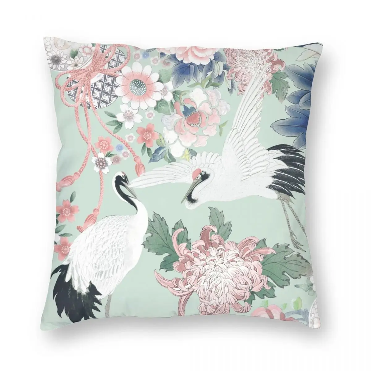 

Sayuri Square Pillowcase Polyester Linen Velvet Creative Zip Decorative Sofa Seater Cushion Case