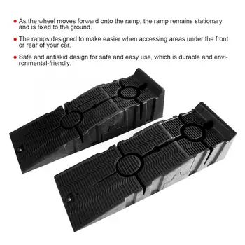 

2646lbs Low Level Rise Heavy Duty Car Ramps for Automobile Maintenance Auto Lifting Repair Tools Kit