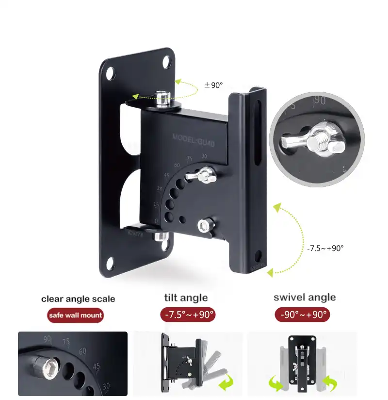 universal speaker wall mount brackets