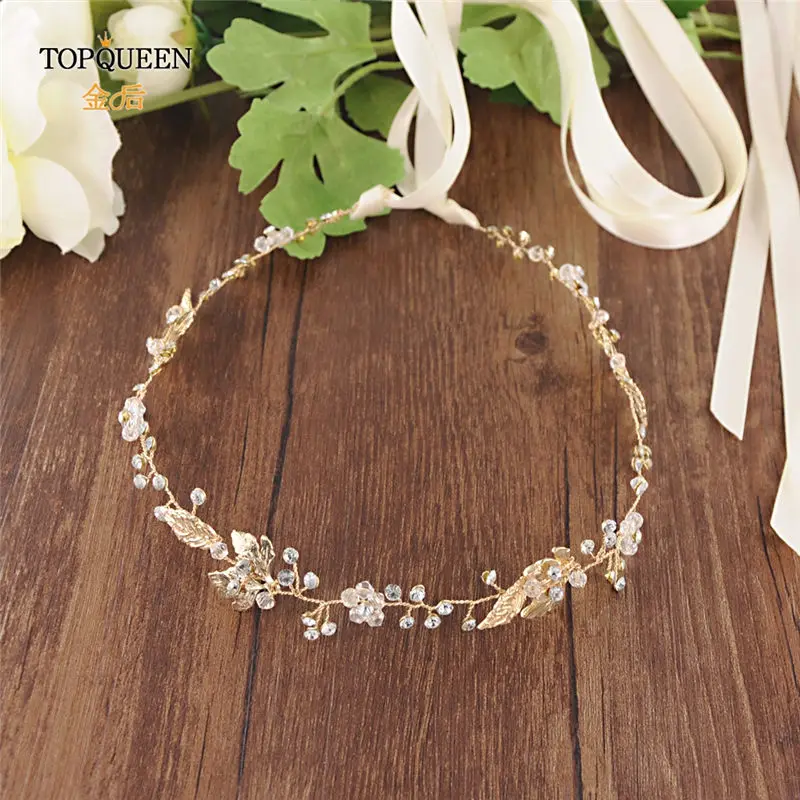 ivory ribbon TOPQUEEN SH122 свадебные ленты с бриллиантами золотые листья свадебный пояс-кушак Пояс для невесты Свадебные аксессуары тонкий пояс - Цвет: ivory ribbon